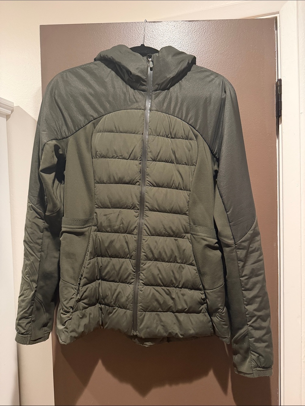 Lululemon down for it all jacket size 10